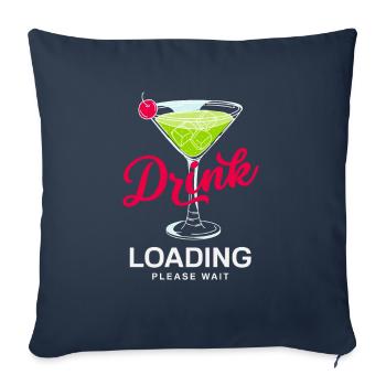 Funny Bartender Saying Bartender Gift - Sofa pillowcase 17,3'' x 17,3'' (45 x 45 cm) - navy - Front