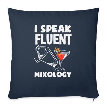 Funny Bartender Saying Bartender Gift - Sofa pillowcase 17,3'' x 17,3'' (45 x 45 cm) - navy - Front