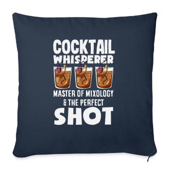Funny Bartender Saying Bartender Gift - Sofa pillowcase 17,3'' x 17,3'' (45 x 45 cm) - navy - Front