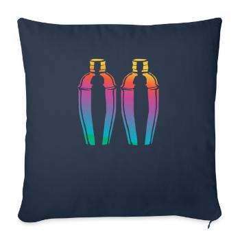 Funny Bartender Saying Bartender Gift - Sofa pillowcase 17,3'' x 17,3'' (45 x 45 cm) - navy - Front
