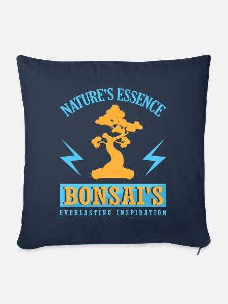 Bonsai Tree - Sofakissenbezug 45 x 45 cm - Navy