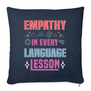 ESL-Lehrer ESL Unterricht - Sofakissenbezug 45 x 45 cm - Navy - Vorne