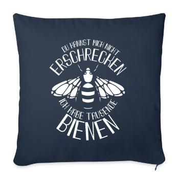 Hobbyimker Imker Bienen Flüsterer Imkern Honig - Sofakissenbezug 45 x 45 cm - Navy - Vorne