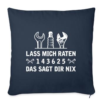 6 Zylinder Tuner Tuning V6 - Sofakissenbezug 45 x 45 cm - Navy - Vorne