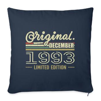 Dezember 1993 Geburtstag Dezember 1993 Dezember - Sofakissenbezug 45 x 45 cm - Navy - Vorne