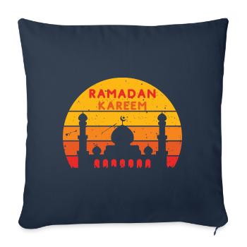 Ramadan Kareem Sunset Colors - Sofakissenbezug 45 x 45 cm - Navy - Vorne