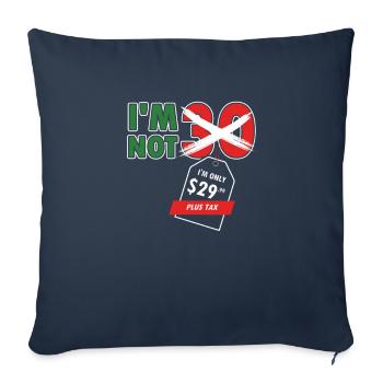 30 Birthday - Sofa pillowcase 17,3'' x 17,3'' (45 x 45 cm) - navy - Front