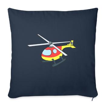 Helicopter - Sofakissenbezug 45 x 45 cm - Navy - Vorne