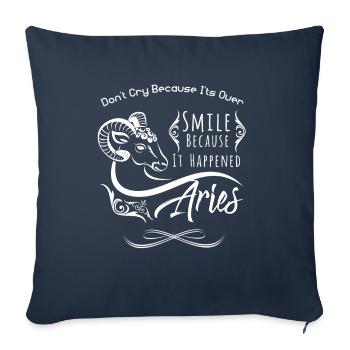 Aries - Sofa pillowcase 17,3'' x 17,3'' (45 x 45 cm) - navy - Front