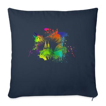 Kölner Dom Köln - Sofakissenbezug 45 x 45 cm - Navy - Vorne