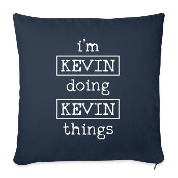 Kevin - Sofa pillowcase 17,3'' x 17,3'' (45 x 45 cm) - navy - Front