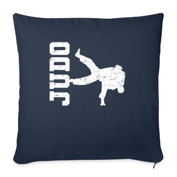Judo Fighter - Sofa pillowcase 17,3'' x 17,3'' (45 x 45 cm) - navy - Front
