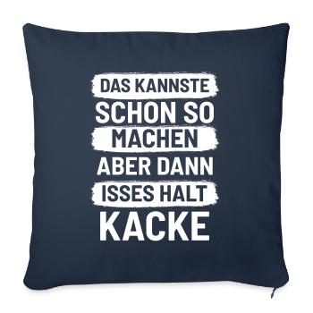 Sarcastic sayings - Sofa pillowcase 17,3'' x 17,3'' (45 x 45 cm) - navy - Front