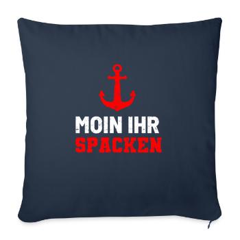 Anker Hamburh Spacken - Sofakissenbezug 45 x 45 cm - Navy - Vorne