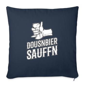 Dosenbier-Partei - Sofakissenbezug 45 x 45 cm - Navy - Vorne