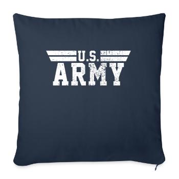 US Army - Sofa pillowcase 17,3'' x 17,3'' (45 x 45 cm) - navy - Front