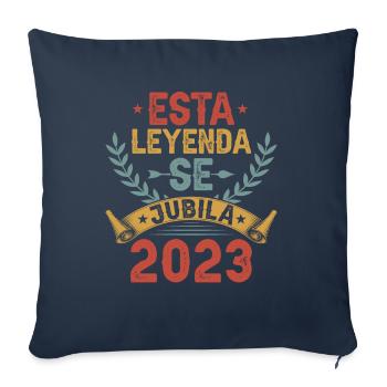 Cette Légende Prend Sa Retraite En 2023 - Housse de coussin décorative 45 x 45 cm - bleu marine - Devant