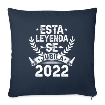 Cette Légende Prend Sa Retraite En 2022 - Housse de coussin décorative 45 x 45 cm - bleu marine - Devant