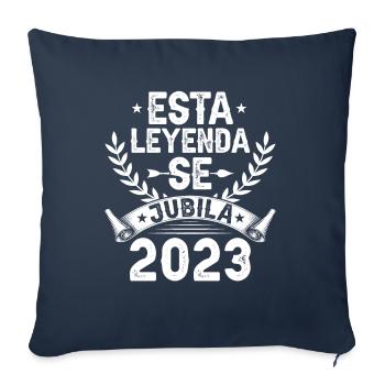 Cette Légende Prend Sa Retraite En 2023 - Housse de coussin décorative 45 x 45 cm - bleu marine - Devant