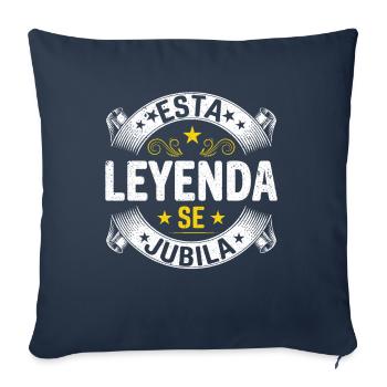 Cette Légende Prend Sa Retraite - Housse de coussin décorative 45 x 45 cm - bleu marine - Devant