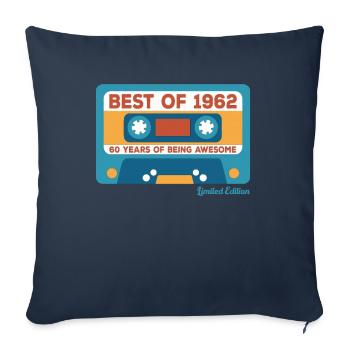 Le Meilleur De L'édition Limitée De 1962 - Housse de coussin décorative 45 x 45 cm - bleu marine - Devant