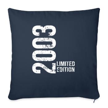 2003 Limited Edition - Sofa pillowcase 17,3'' x 17,3'' (45 x 45 cm) - navy - Front