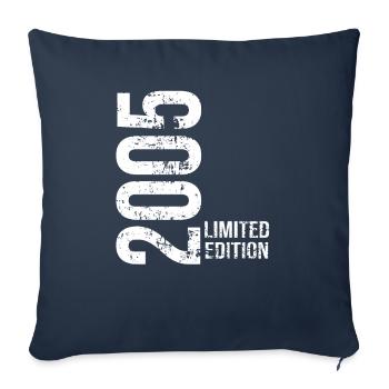 Edition Limitée De 2005 - Housse de coussin décorative 45 x 45 cm - bleu marine - Devant