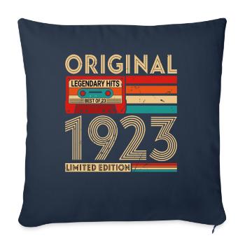 Succès Légendaires Originaux Le Meilleur De 1923 - Housse de coussin décorative 45 x 45 cm - bleu marine - Devant