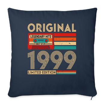 Made In 1999 Vintage Birthday Gift 1999 - Sofa pillowcase 17,3'' x 17,3'' (45 x 45 cm) - navy - Front