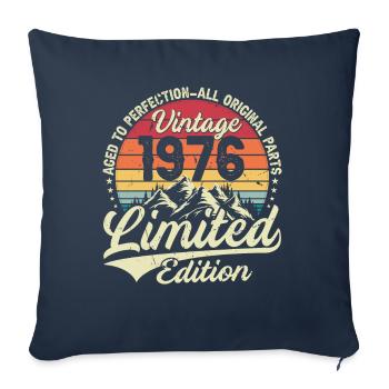 Vintage Classic 1976 - Sofa pillowcase 17,3'' x 17,3'' (45 x 45 cm) - navy - Front