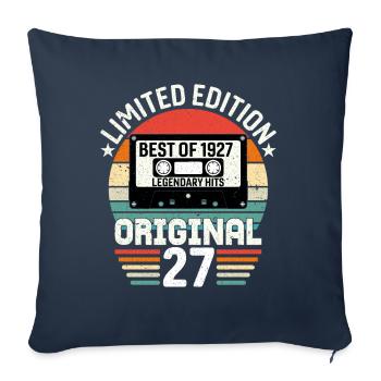 Édition Limitée Du Meilleur De L'original De 1927 - Housse de coussin décorative 45 x 45 cm - bleu marine - Devant