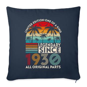Legendär seit 1930 alle Originalteile - Sofakissenbezug 45 x 45 cm - Navy - Vorne