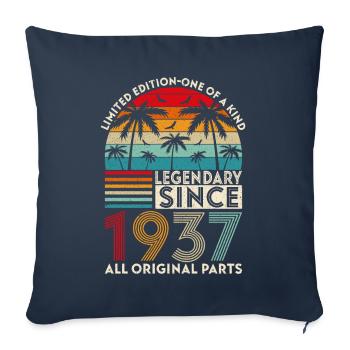 Legendary since 1937 all original parts - Sofa pillowcase 17,3'' x 17,3'' (45 x 45 cm) - navy - Front