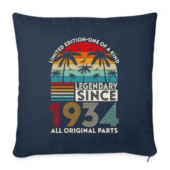 Legendary since 1934 all original parts - Sofa pillowcase 17,3'' x 17,3'' (45 x 45 cm) - navy - Front