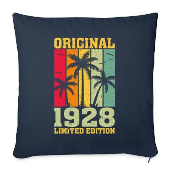 Original limited edition of 1928 - Sofa pillowcase 17,3'' x 17,3'' (45 x 45 cm) - navy - Front