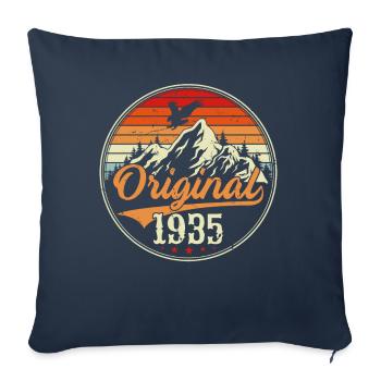 Original 1935 - Sofa pillowcase 17,3'' x 17,3'' (45 x 45 cm) - navy - Front
