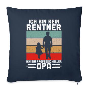 Ich Bin Professioneller Opa - Sofakissenbezug 45 x 45 cm - Navy - Vorne