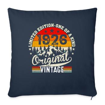 Legendary since 1926 - Sofa pillowcase 17,3'' x 17,3'' (45 x 45 cm) - navy - Front
