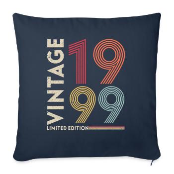 legendary since 1999 - Sofa pillowcase 17,3'' x 17,3'' (45 x 45 cm) - navy - Front