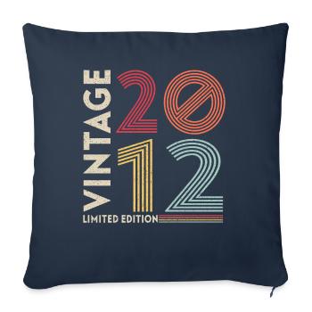 2012 Unique - Sofa pillowcase 17,3'' x 17,3'' (45 x 45 cm) - navy - Front
