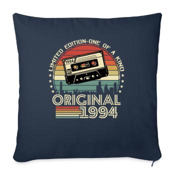1994 Original - Édition Limitée - Housse de coussin décorative 45 x 45 cm - bleu marine - Devant