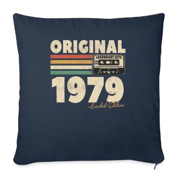 Legendary hits 1979 - Sofa pillowcase 17,3'' x 17,3'' (45 x 45 cm) - navy - Front