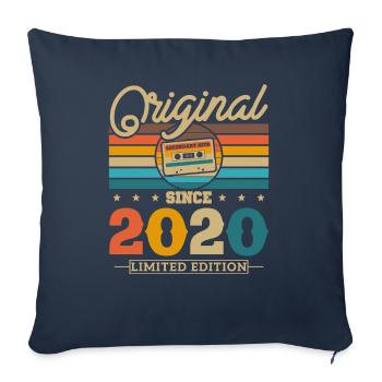 Seasons 2020 Birthday Gift - Sofa pillowcase 17,3'' x 17,3'' (45 x 45 cm) - navy - Front