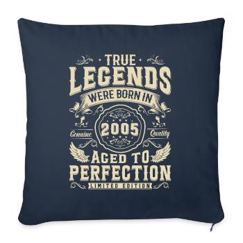 Legends since 2005 - Sofa pillowcase 17,3'' x 17,3'' (45 x 45 cm) - navy - Front