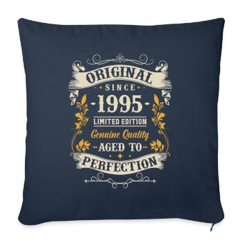 Nostalgia Gift 1995 - 28 Years - Sofa pillowcase 17,3'' x 17,3'' (45 x 45 cm) - navy - Front
