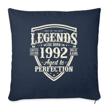 Legendary Birthday Present 1992 - Sofa pillowcase 17,3'' x 17,3'' (45 x 45 cm) - navy - Front