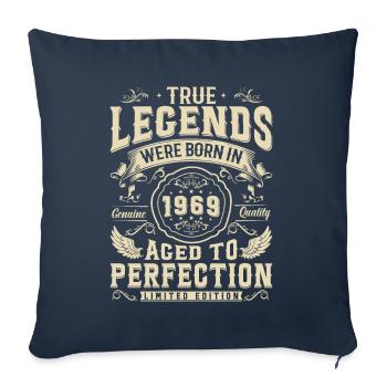 Legendary Birth Class of '69 - Sofa pillowcase 17,3'' x 17,3'' (45 x 45 cm) - navy - Front