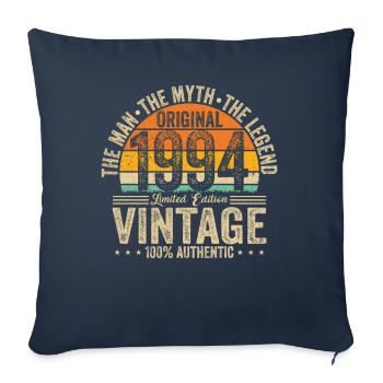 Cult Classic, Vintage 1994 - Sofa pillowcase 17,3'' x 17,3'' (45 x 45 cm) - navy - Front