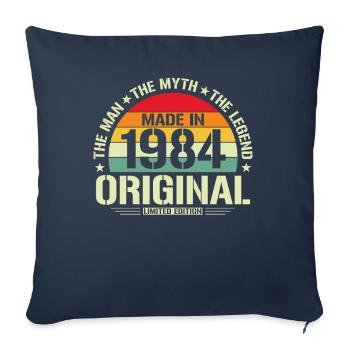 Legendary 1984 - Sofa pillowcase 17,3'' x 17,3'' (45 x 45 cm) - navy - Front