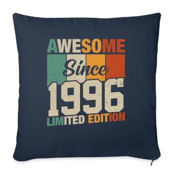 Birthday Joy '96 - Sofa pillowcase 17,3'' x 17,3'' (45 x 45 cm) - navy - Front